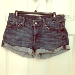 7 For All Mankind Jean Shorts